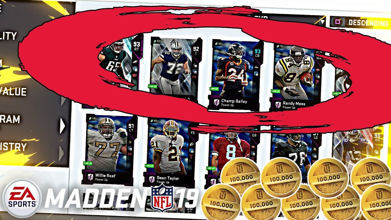 MY FAVORITE PLAYERS TO POWER UP! BEST WAY TO POWER UP PLAYERS! Madden 19 Ultimate Team