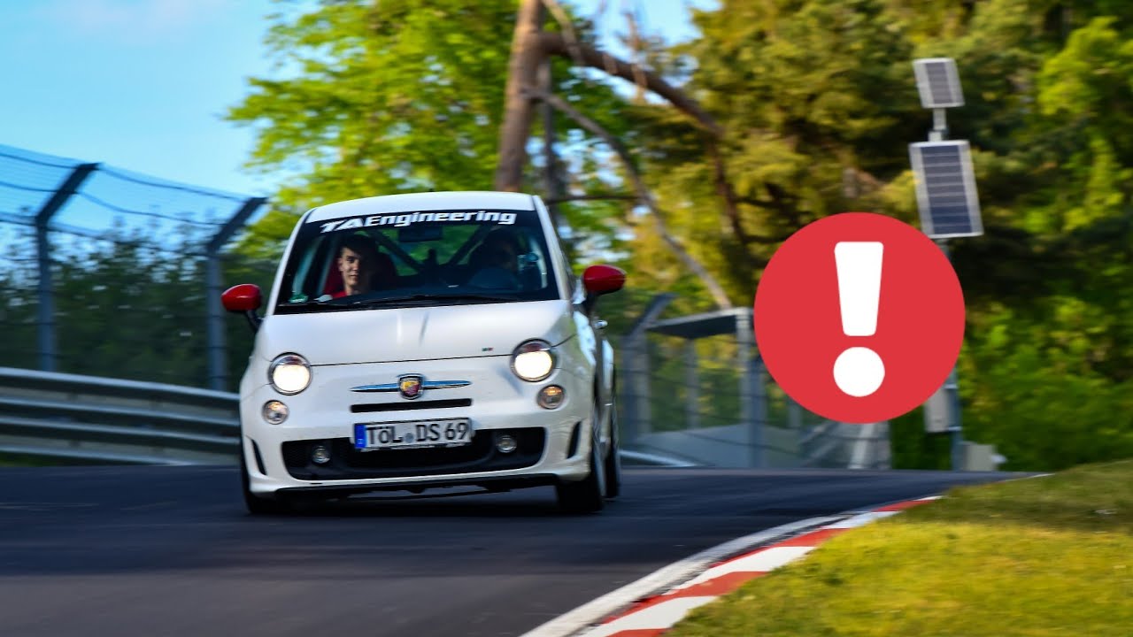 Abarth on Track with beautiful McLaren 600LT Fast Porsche 992 GT3 #Nürbugring #Nordschleife 4K 60FPS