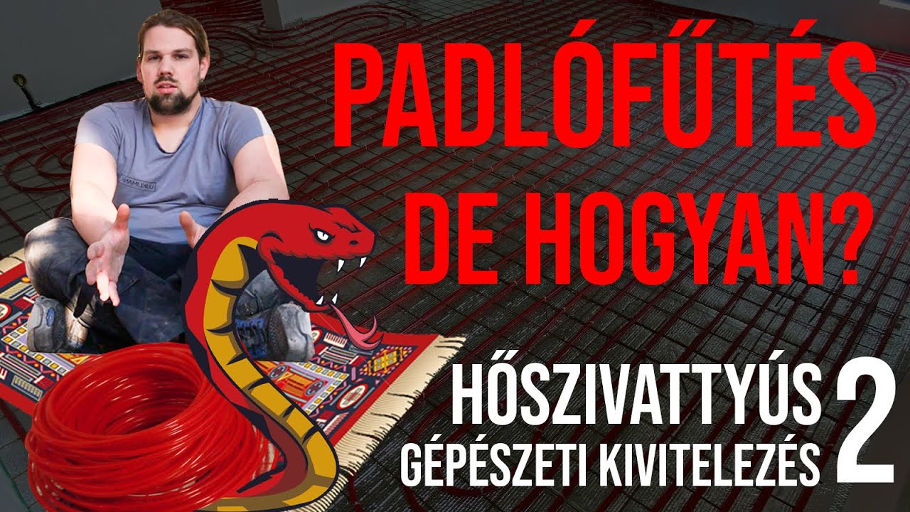 Padlófűtés kivitelezés / tervektől egészen a betonozásig