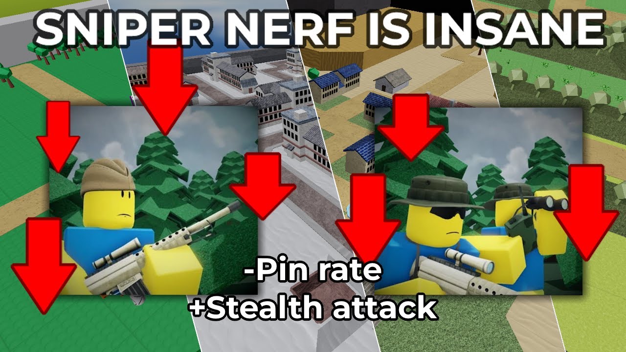 Sniper  just got a shadow nerf then buff in 5.6? What exactly happened? | Noobs in Combat