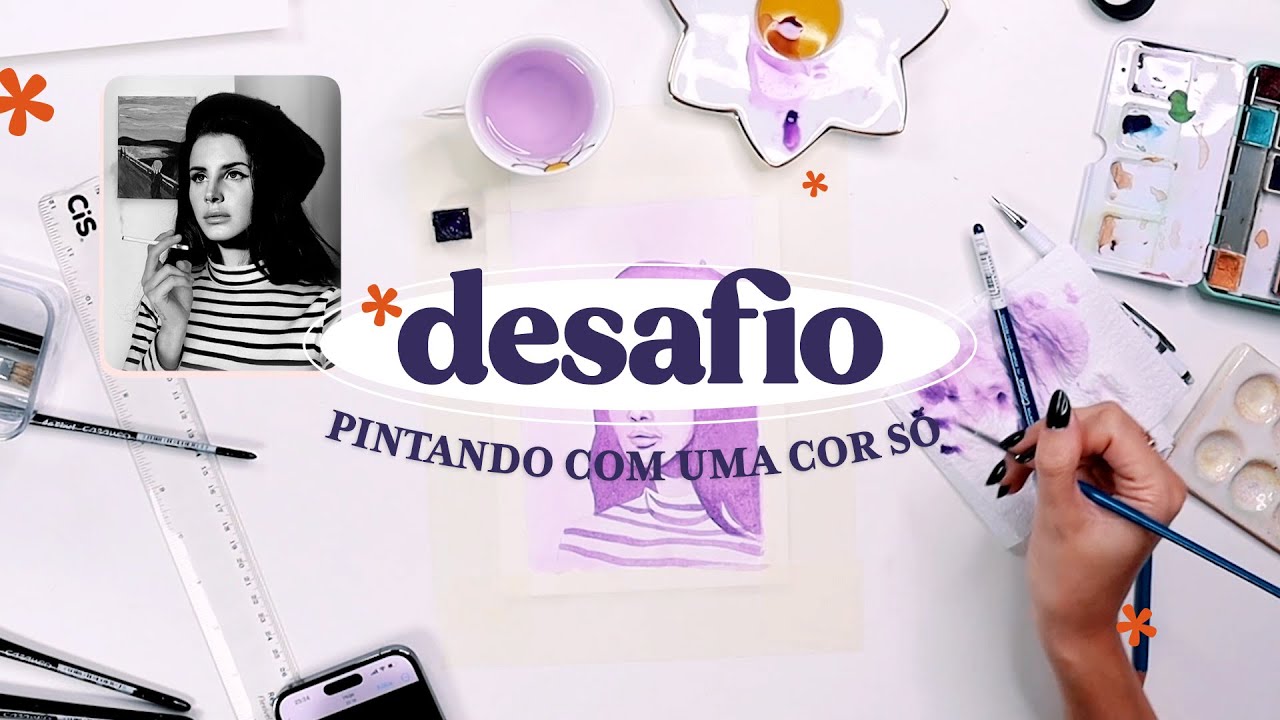 pintando com UMA COR só! :o