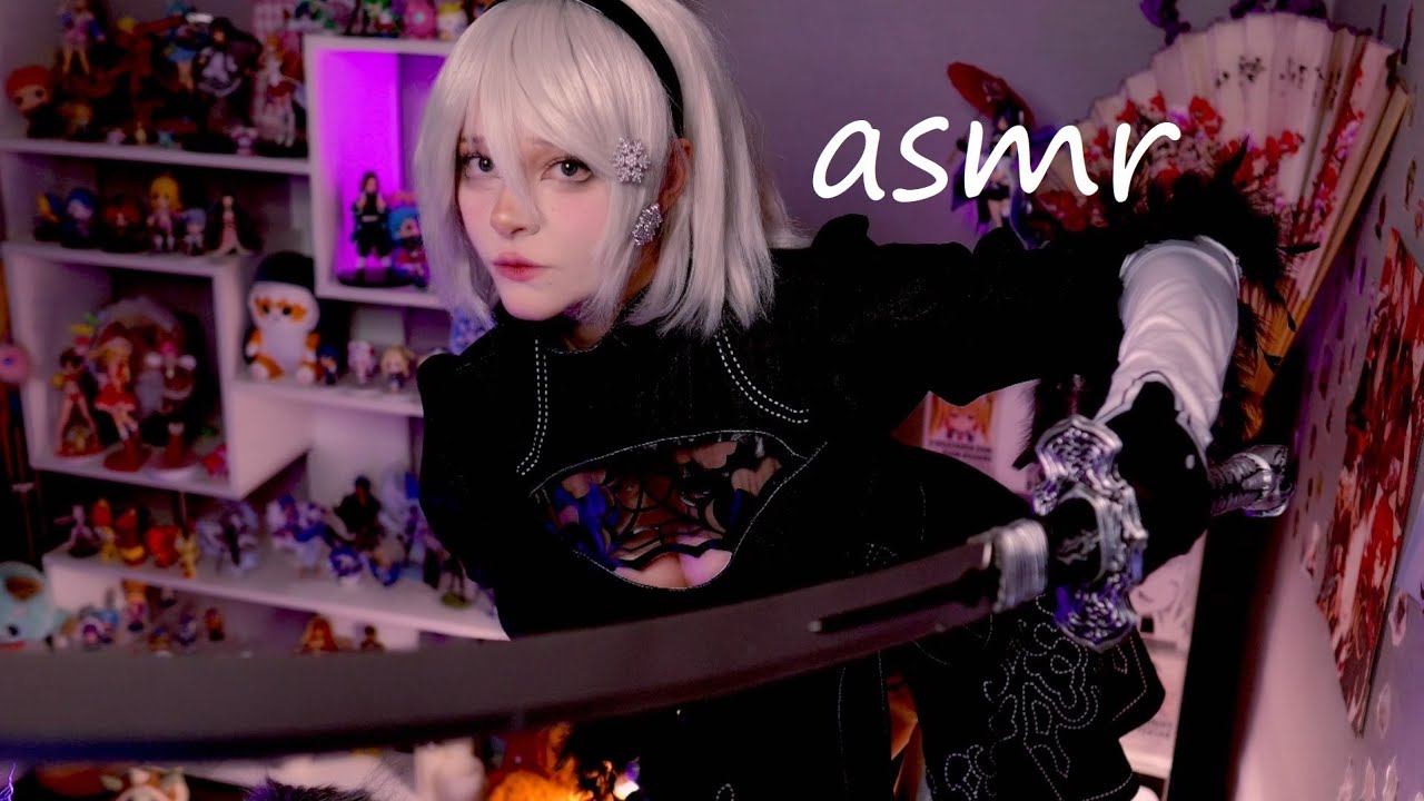 АСМР На Таскам И Косплей 2B | Tascam Mic ASMR with 2B🍑