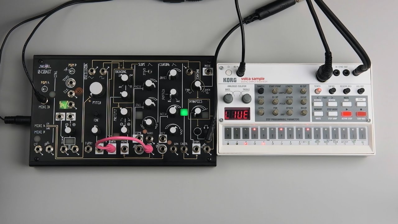 Korg Volca Sample + Make Noise 0-coast Techno / Electro