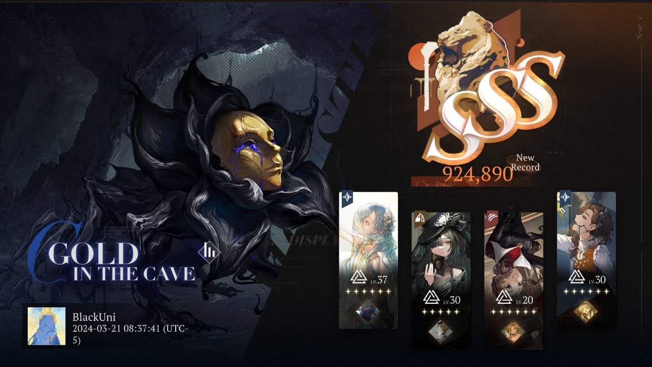 【Reverse: 1999】(1.4 RAID) Mane's Bulletin: Gold In the Cave Rank SSS