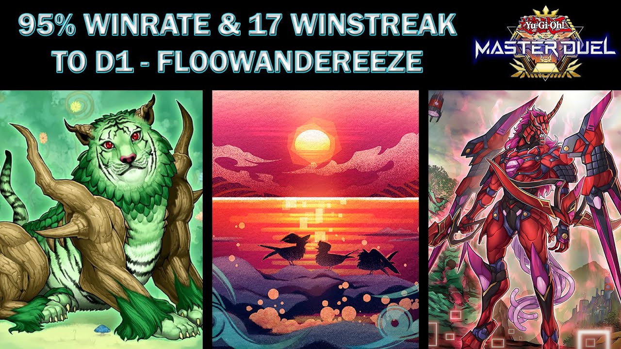 95% WINRATE - GOING SECOND FLOOWANDEREEZE MATCHES - DIAMOND 1 - Master Duel Road to Master Rank 1