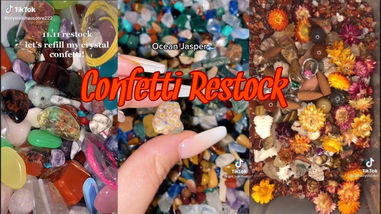 Crystal Confetti Restock TikTok Edition EP.3✨