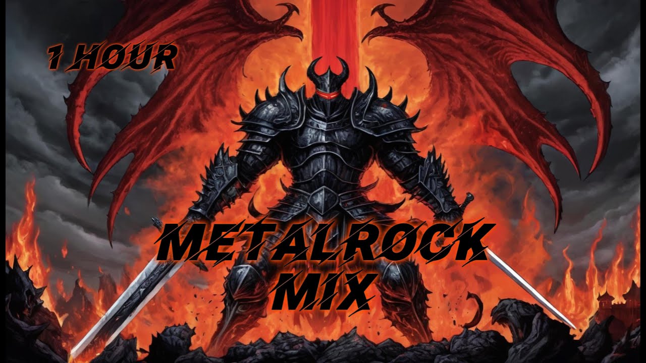 1-HOUR EPIC INSTRUMENTAL METAL ROCK MIX | GYM, STUDY & GAMING POWER
