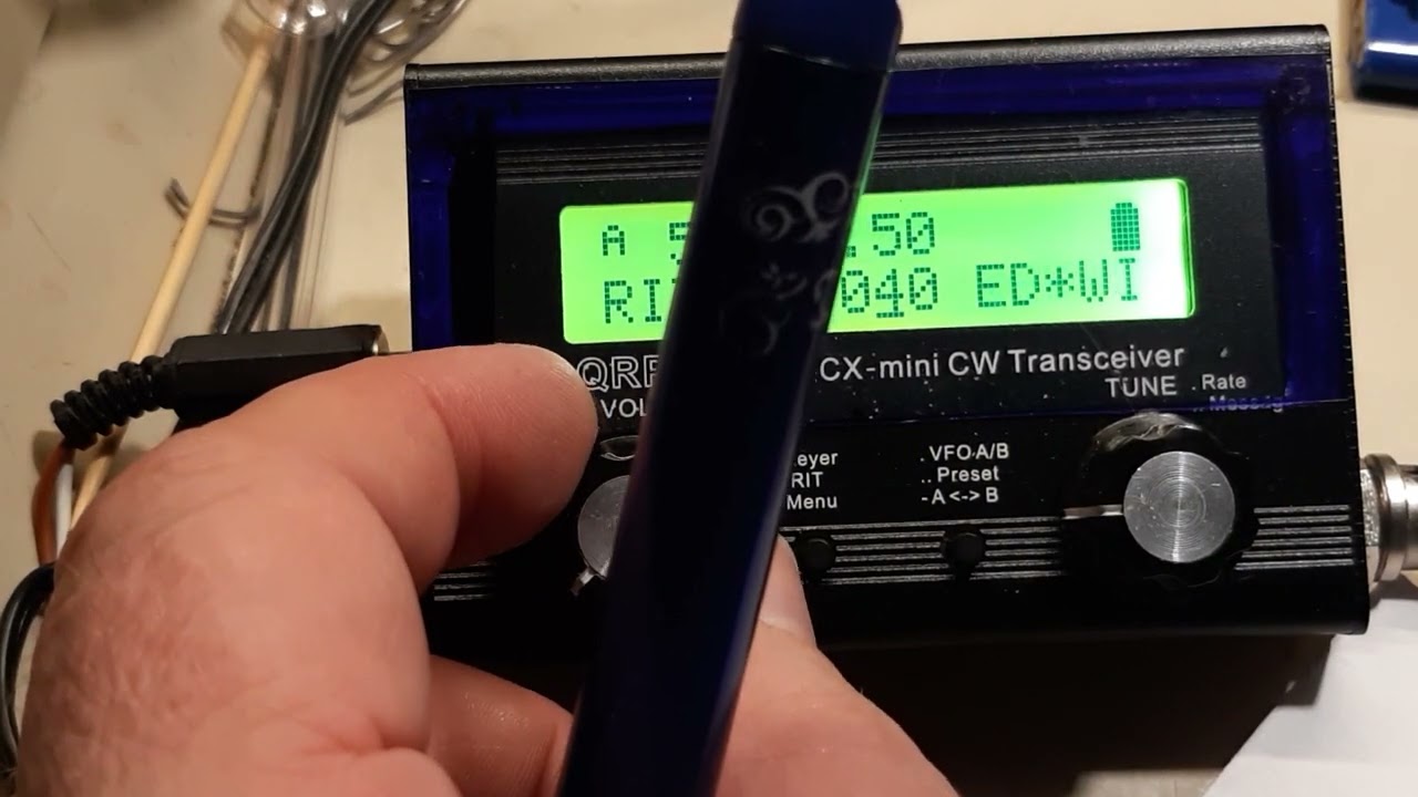 QRP Labs QCX-mini for 60m. Short demo