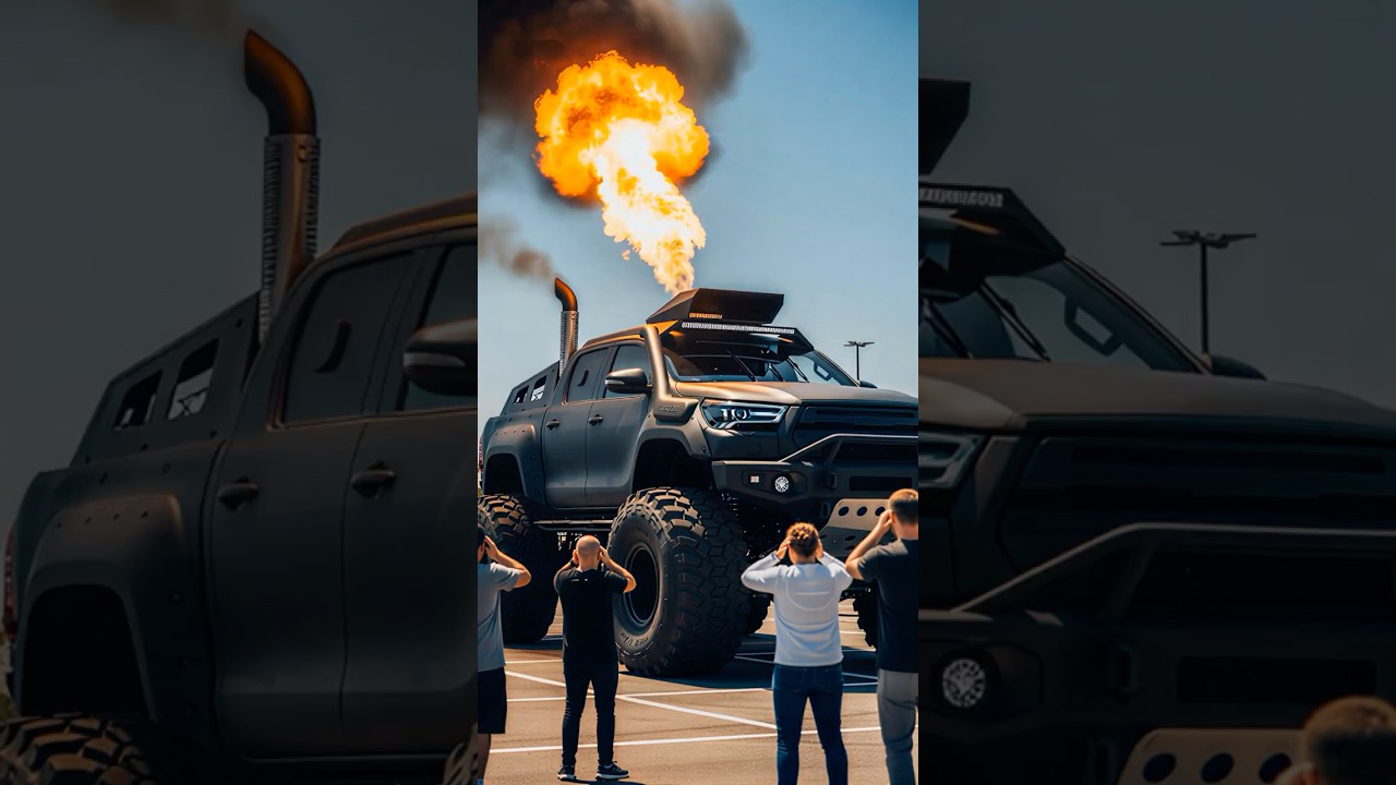 💥 USA Toyota Monster Truck | Flame Truck Madness 2025 🔥