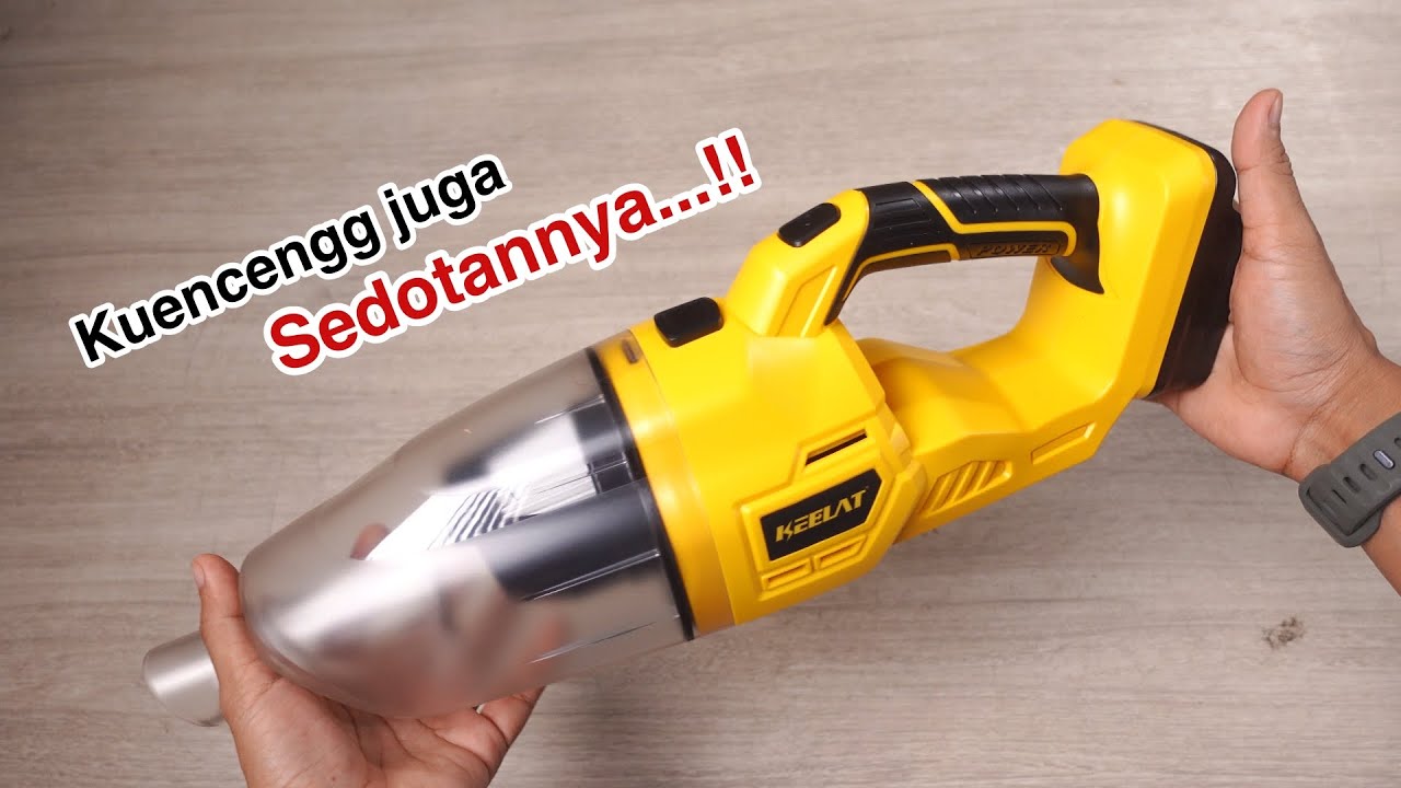 bagus sih.. tp harganya 😅 - KEELAT KCVC04 CORDLESS WET & DRY PORTABLE VACUM CLEANER 20V
