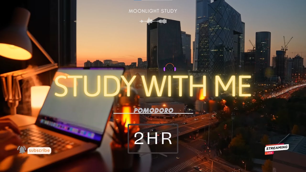 2-HOUR STUDY WITH ME 🌅 Beijing Sunrise | Pomodoro 50/10 | Live Study Session | Lofi Music