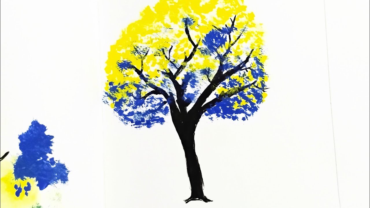Tree Drawing  Tree Painting 