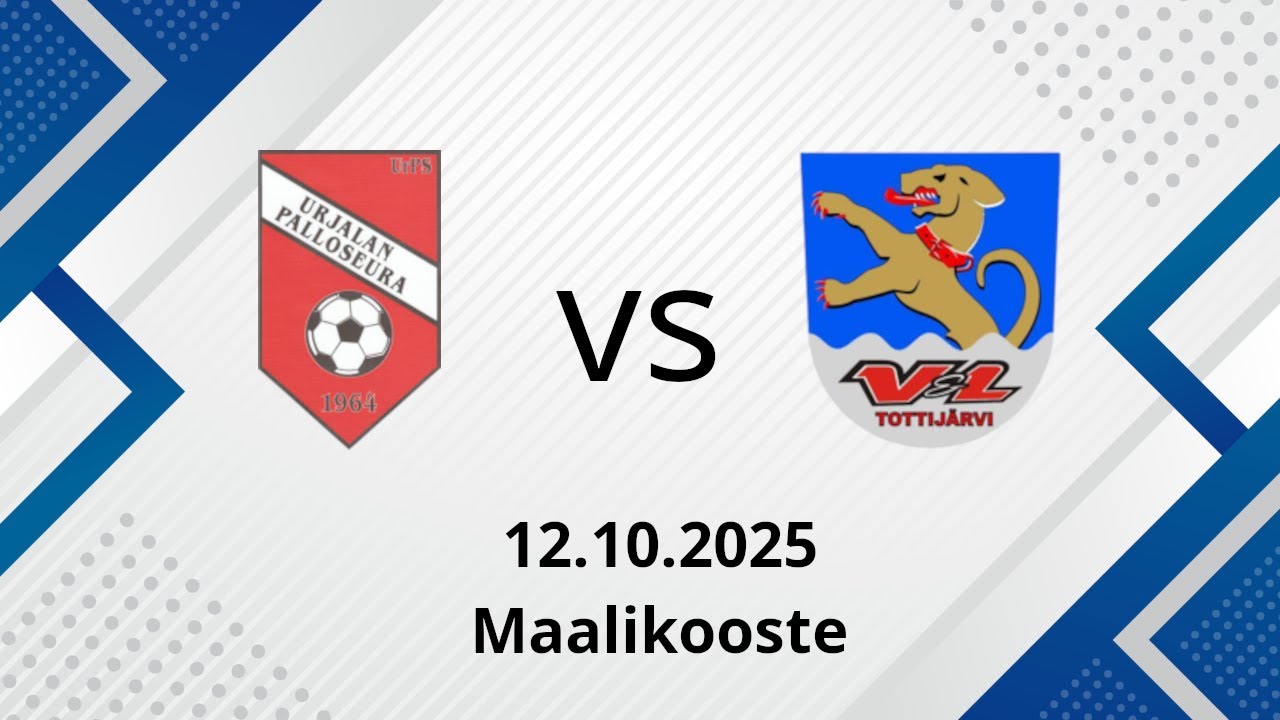 UrPS vs V&L 12.10.2025 maalikooste