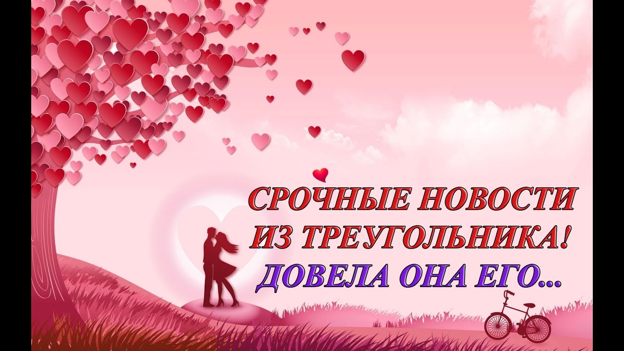 СРОЧНЫЕ НОВОСТИ ИЗ ТРЕУГОЛЬНИКА!!! ДОВЕЛА ОНА ЕГО...