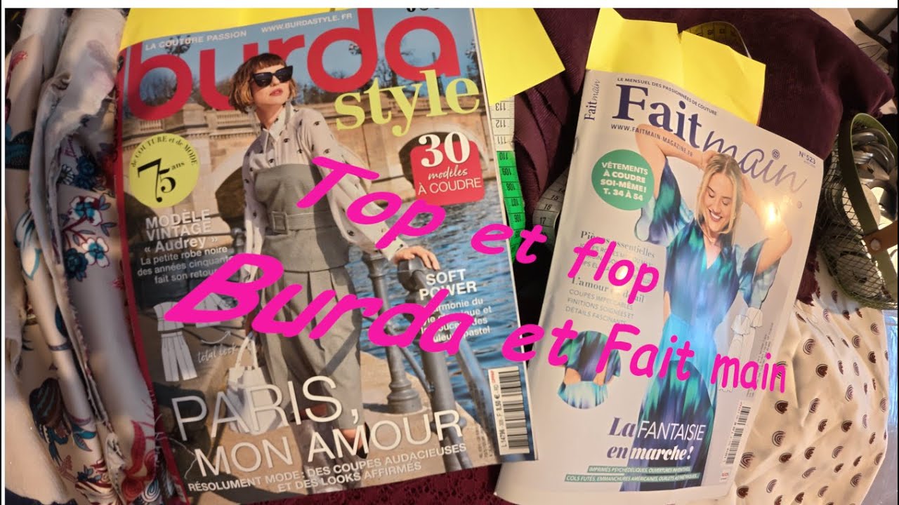 Burda et Fait main  aout 2025: Top ou Flop?