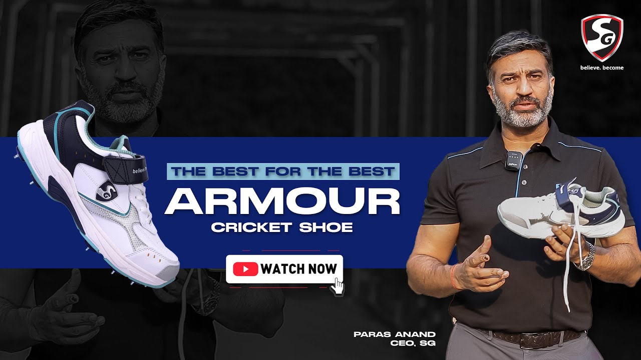 The new SG armour shoe #innovation #cricket #sg