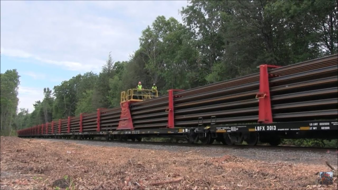 Mass Coastal: New Bedford Line Welded Rail Train - 7/1/2021
