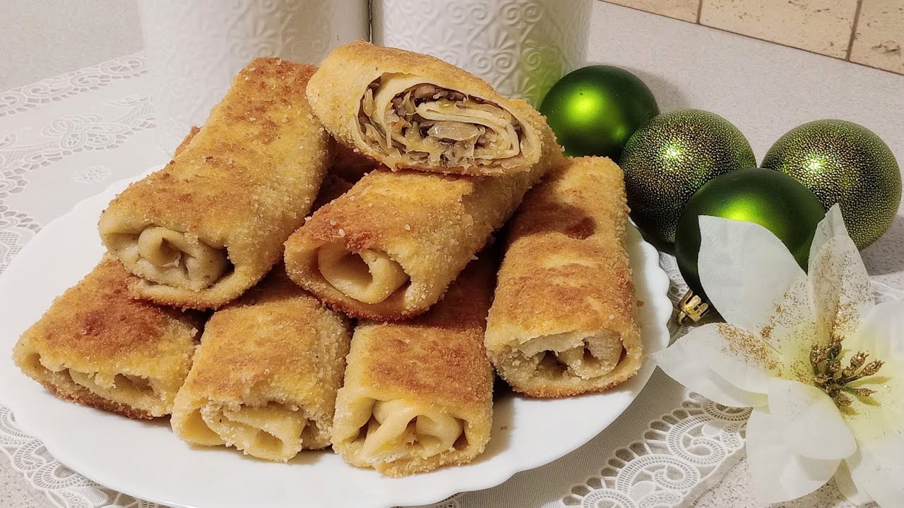 NAJLEPSZE KROKIETY Z KAPUSTĄ I PIECZARKAMI - Przepis na pyszne polskie danie.