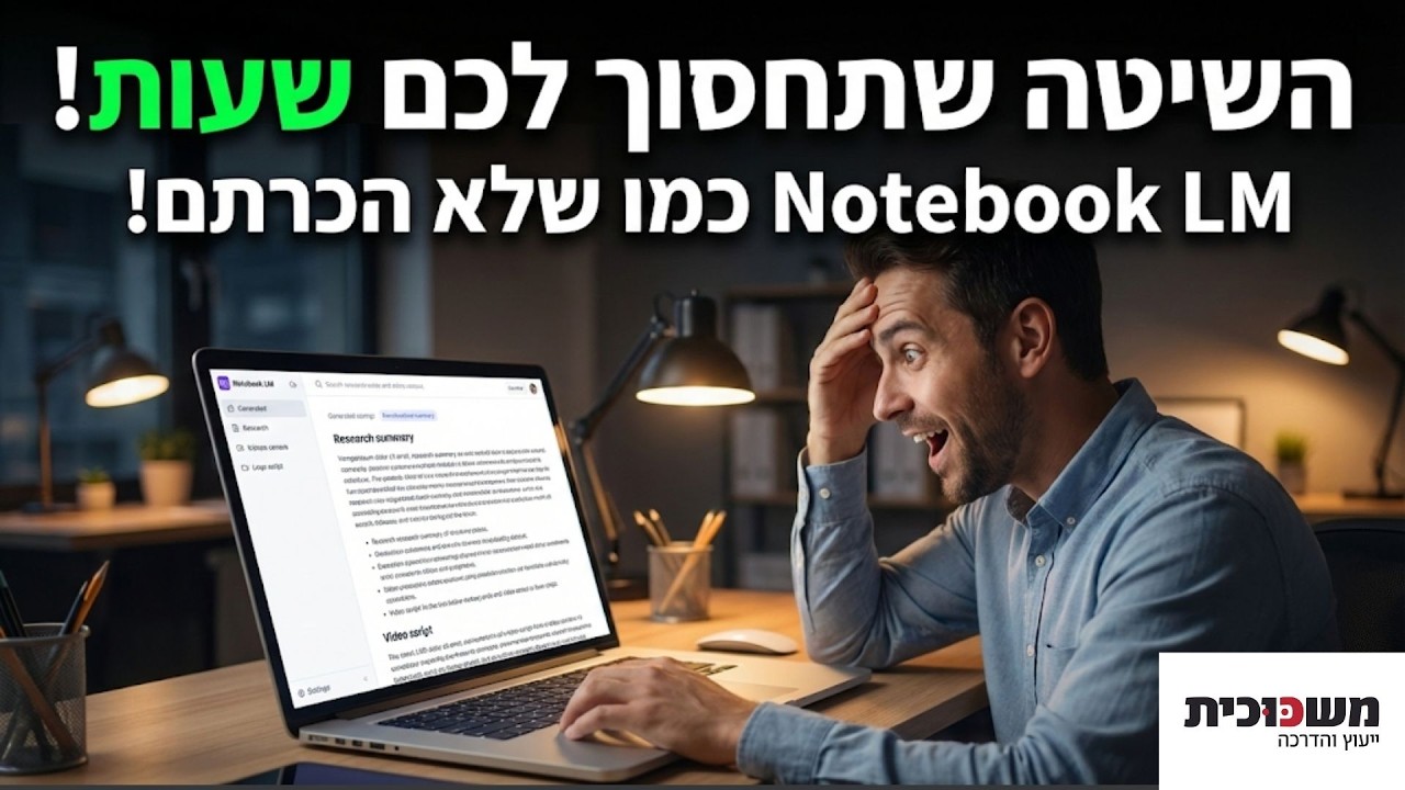 טיפים מתקדמים ב-Notebook LM ששינו את העבודה שלי