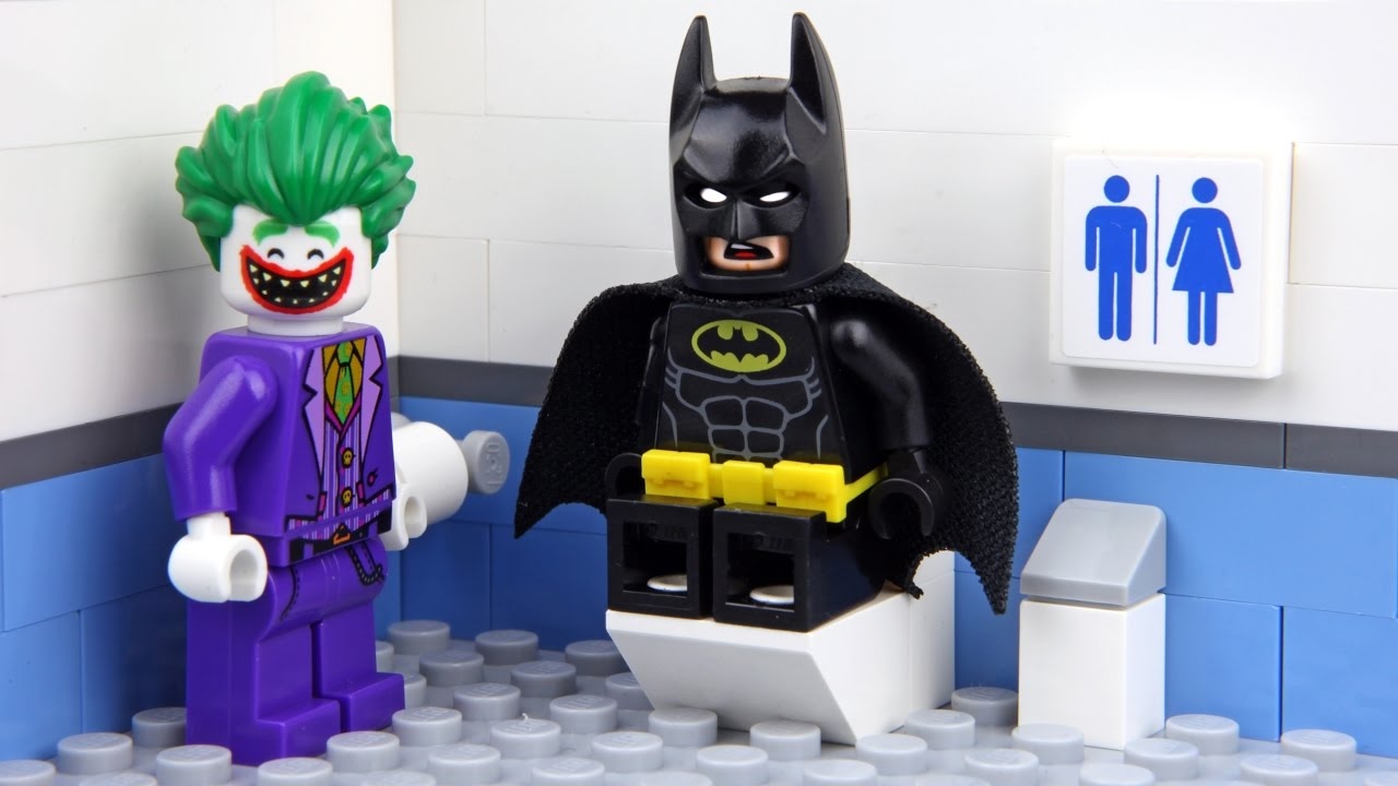 Lego Batman Toilet Fail