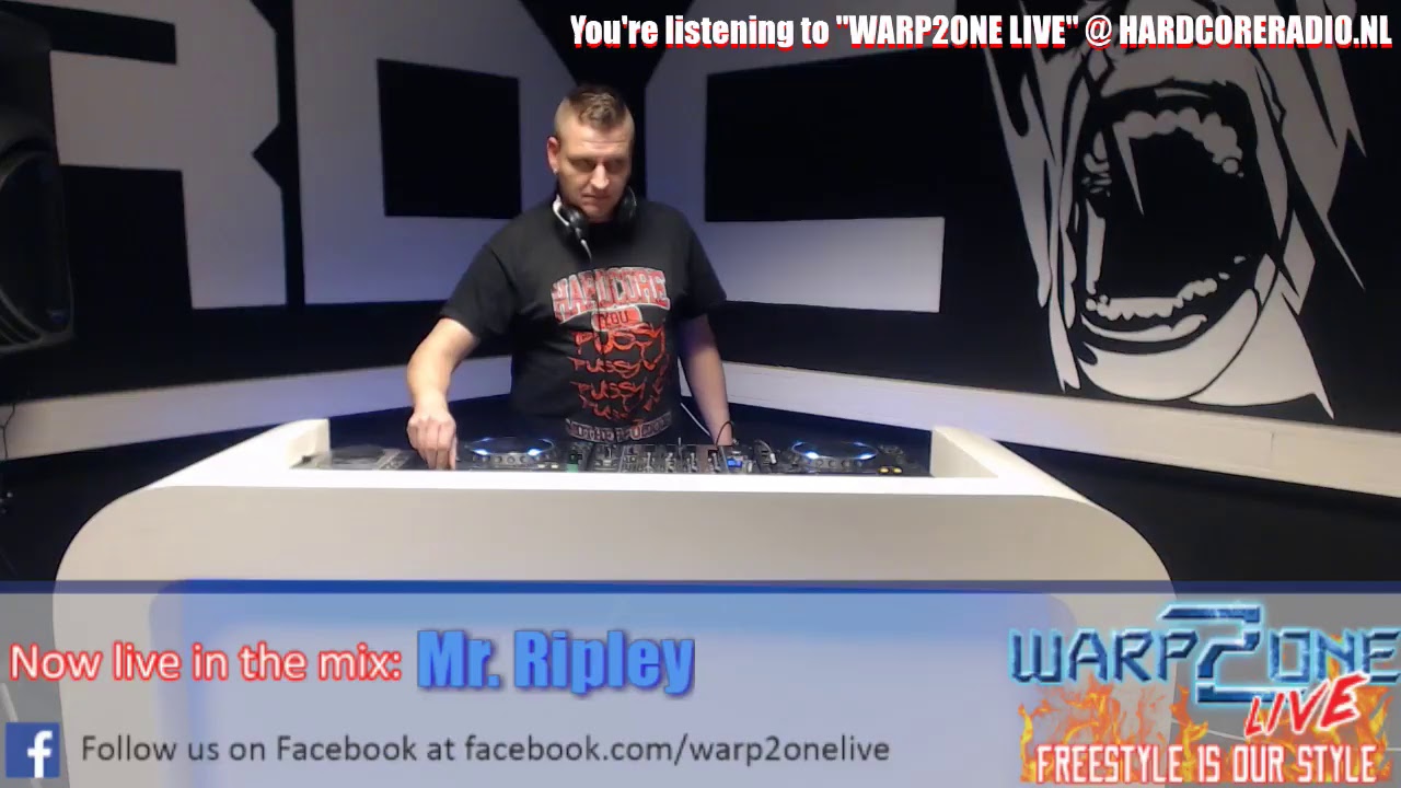 WARP2ONE Live @ Hardcore Radio: Mr. Ripley (13-12-2018)