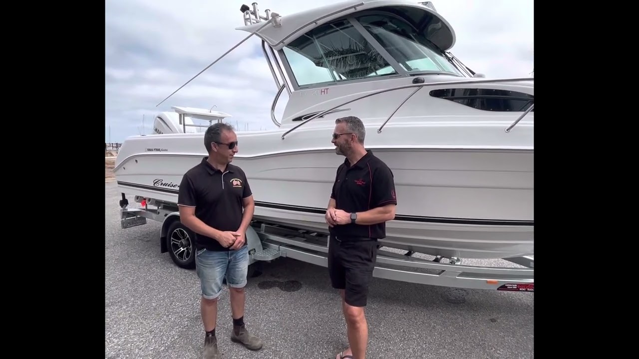 On water handover of this 2023 Cruise Craft 720 Explorer Hard Top fitted with Yamaha F300XSB2 Engine