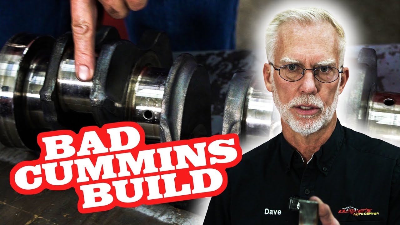 5.9 L Dodge Cummins tear down inspection reveals poor machining