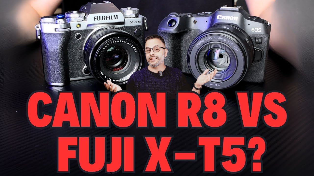 Canon EOS R8 vs Fujifilm X-T5 -- Which Is Right For You?