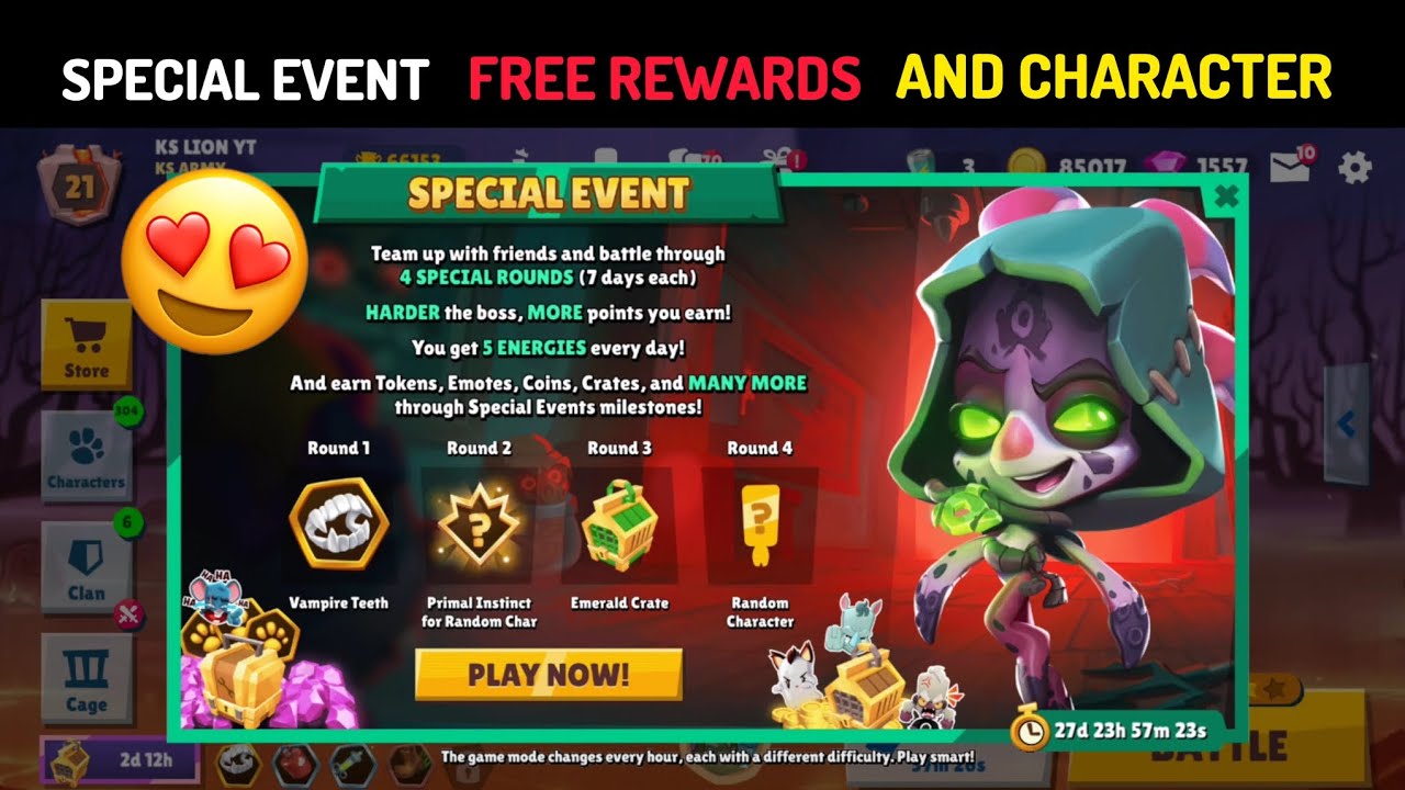 Zooba | special event free Rewards and character 💥 full correct information 🤯