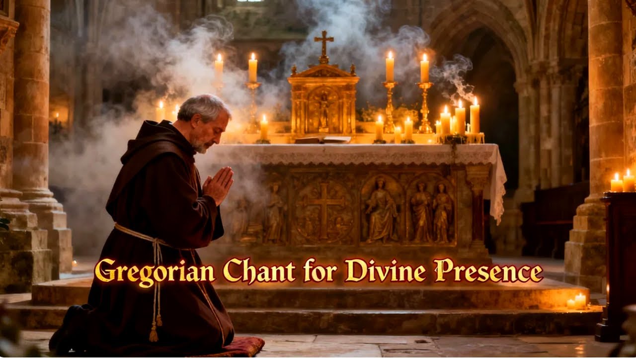Gregorian Chant for Healing Sleep and Sacred Calm | Benedictine Ambience and Divine Peace
