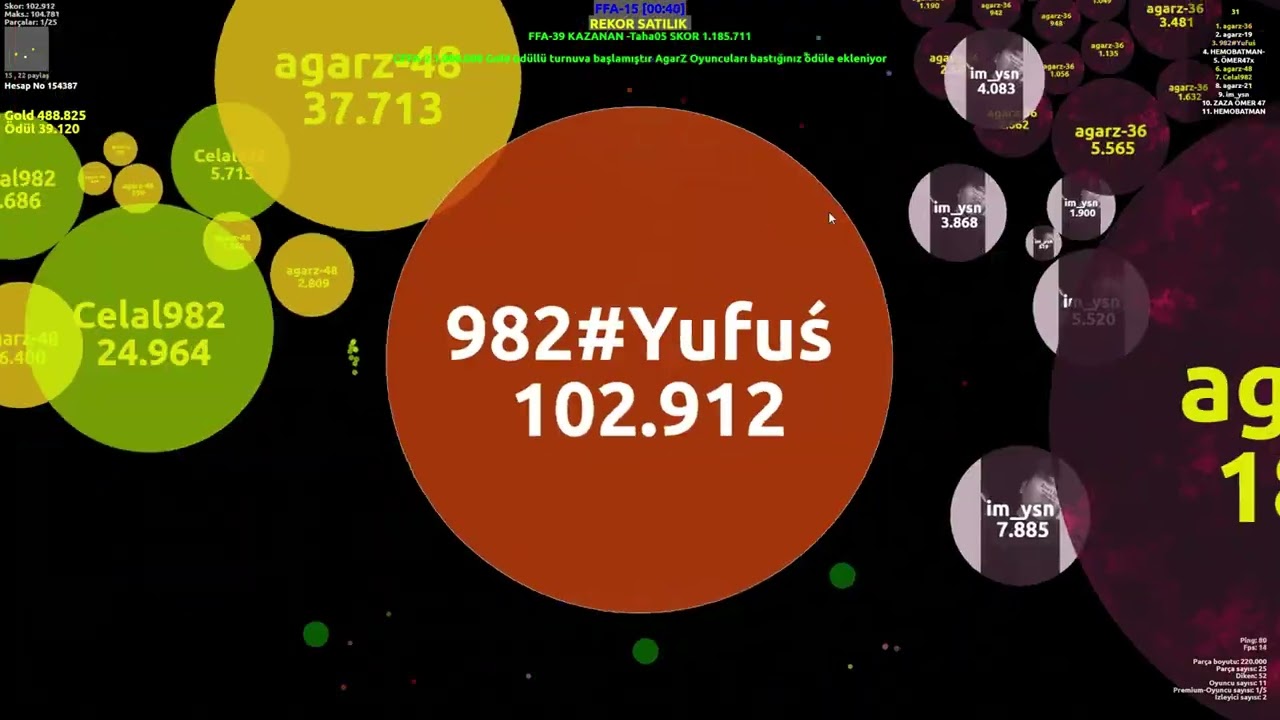 #AGARZ YUFUS SERİ GB VİDEOSU - MERMİ GİBİ SPACELER
