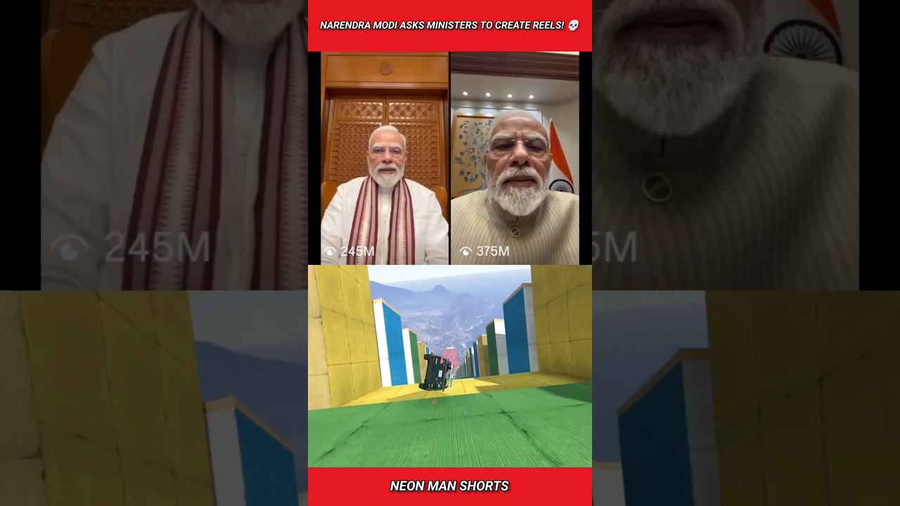 Narendra Modi asks Ministers to create Reels! 💀 #shorts