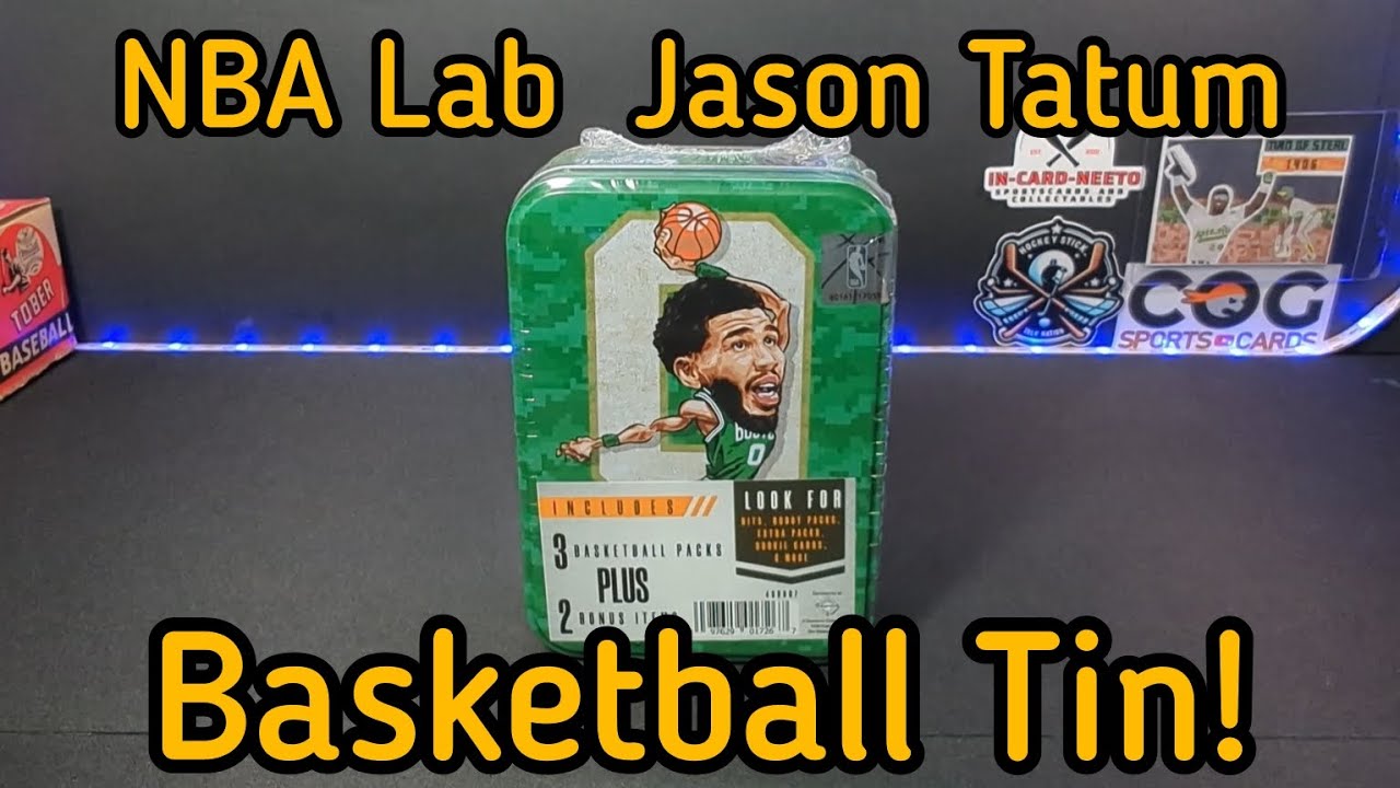 NEW NBA Labs Jason Tatum Mystery Tin Opening! What Packs Are Inside?!