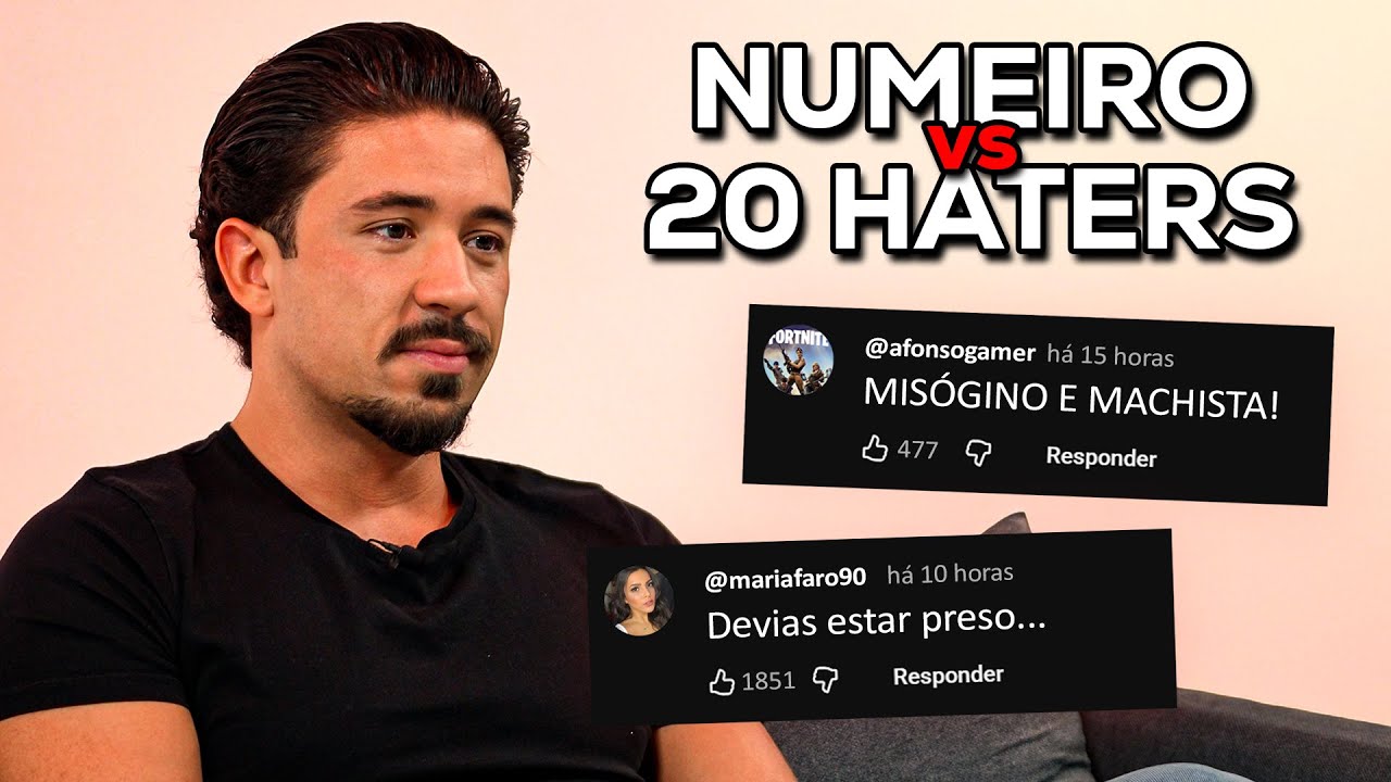Numeiro lê comentários de haters