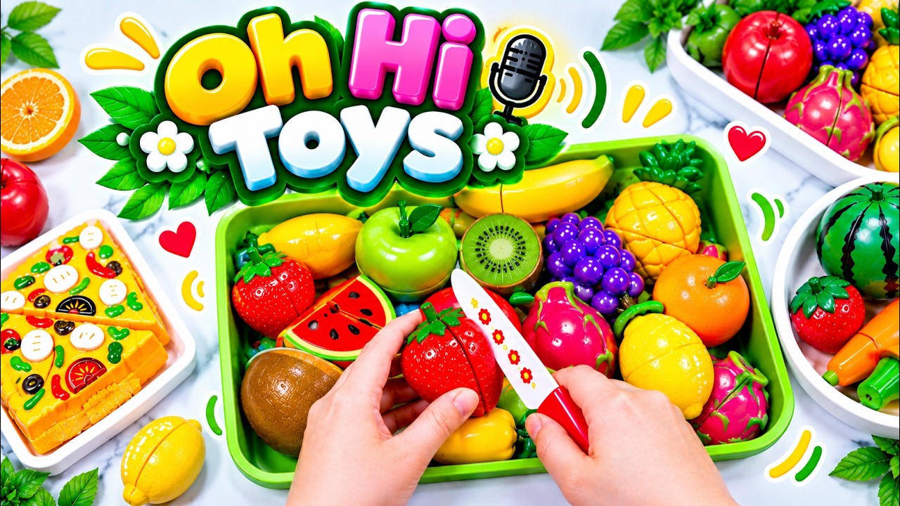 Satisfying Fruit Cutting Sounds 🍅