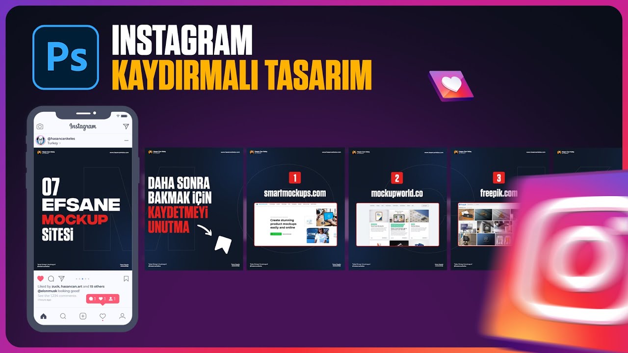 Sosyal Medya Tasarımı Nasıl Yapılır? #7 | Kaydırmalı Gönderi Tasarımı (Atlı Karınca)