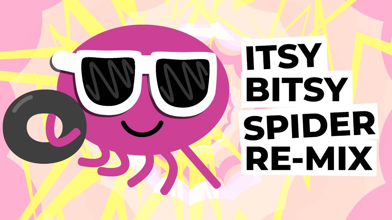 Itsy Bitsy Spider - Re-mix | Children's Song | The Nursery Channel