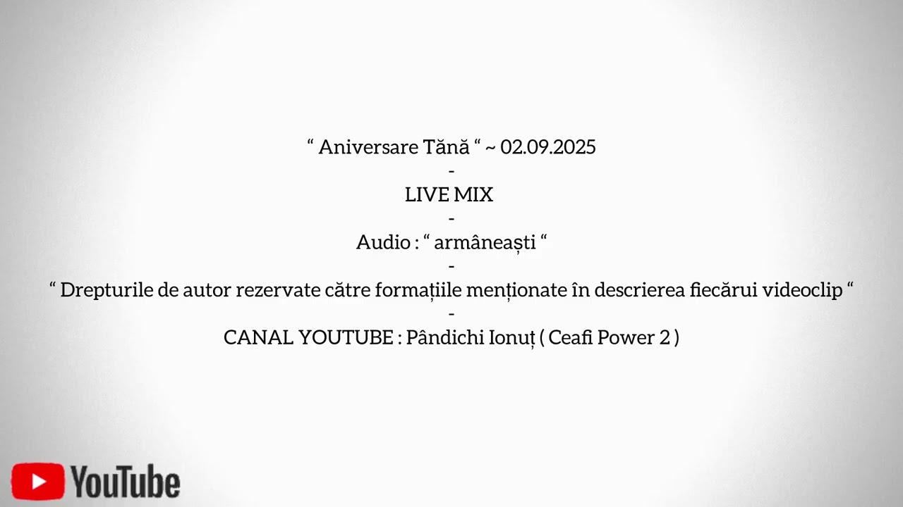 Aniversare Tănă ( IANINA ) - Live Mix - 352 