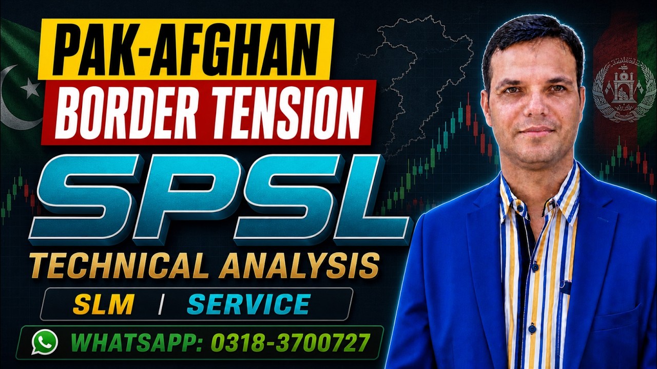 29-06-2026-PSX | Pak-Afghan Border Tension: Impact on PSX | SPSL Technical Analysis | SLM & SERVICE
