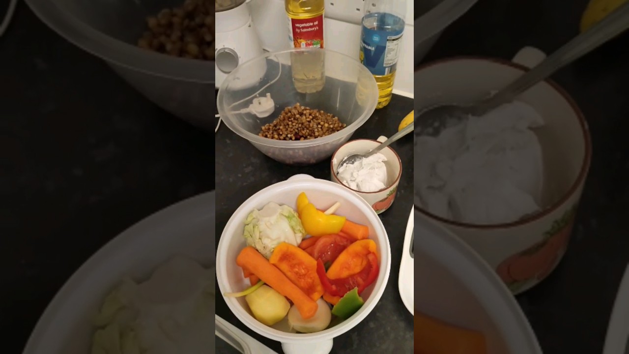 Arrangement - Brown Rice with Ital Food #arrangement #brownrice #italfood #sunday #shortsvideo #food