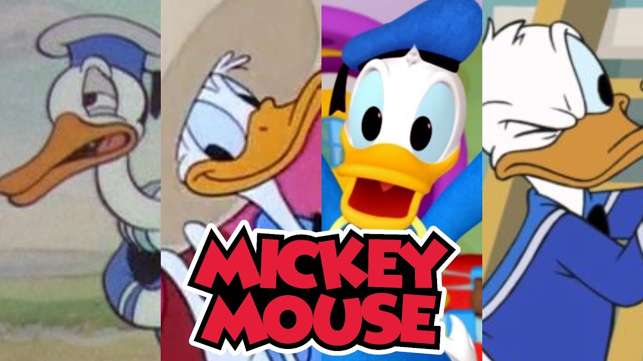 Donald Duck (Mickey Mouse) | Evolution In Movies & TV (1934 - 2024)