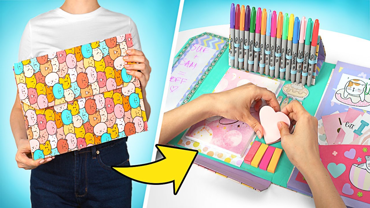 EINFACHE DIY-MAPPE ZUM ORGANISIEREN!