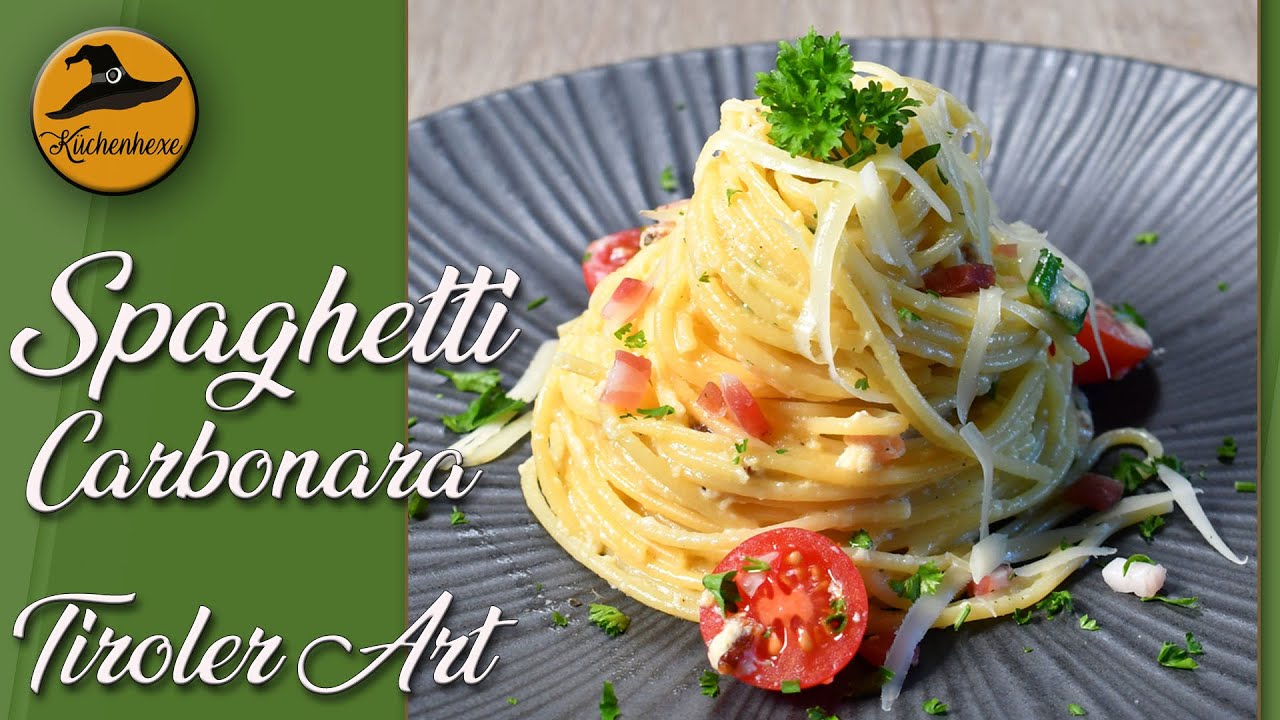 Schnelle Spaghetti Carbonara  ( Tiroler Art )