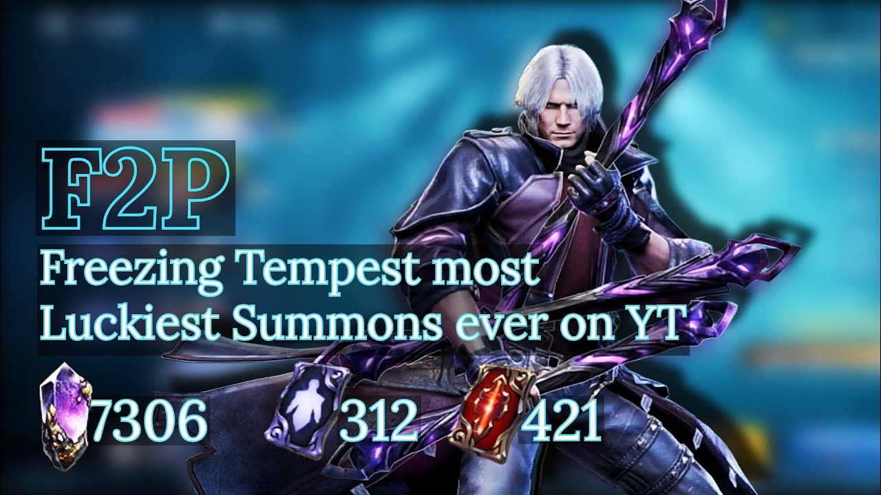 Freezing Tempest Most Luckiest Summons Ever 😱 | Devil May Cry: Peak of Combat DMC POC | The KiLLeR.