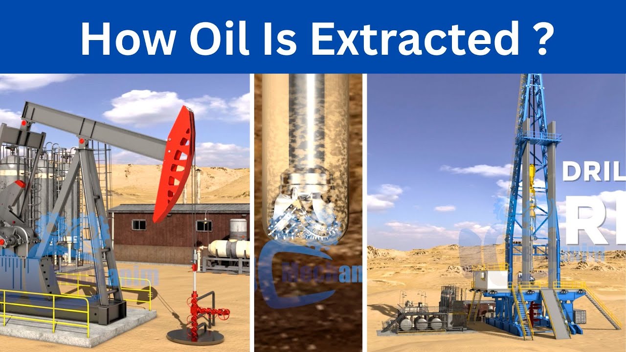 How Oil Is Extracted? | Oil Well Drilling & Oil Jack Pump Working