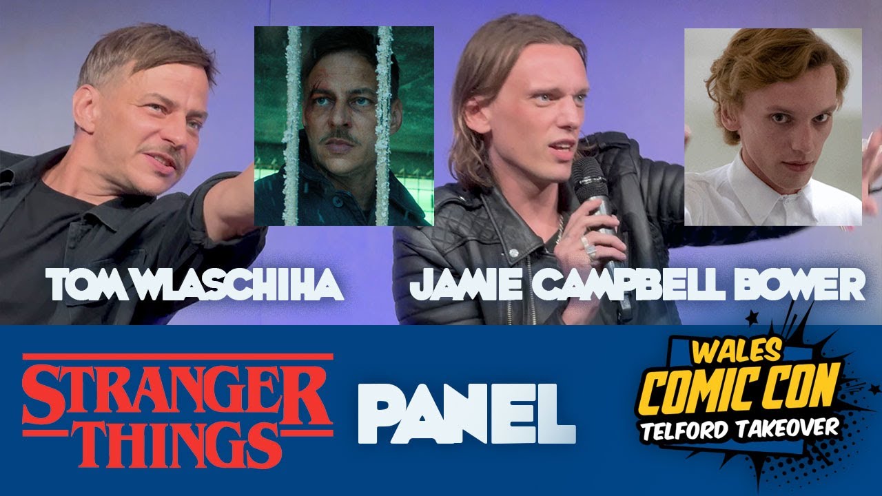 Stranger Things Panel (FIXED) - Tom Wlaschiha & Jamie Campbell Bower - Wales Comic Con November 2023