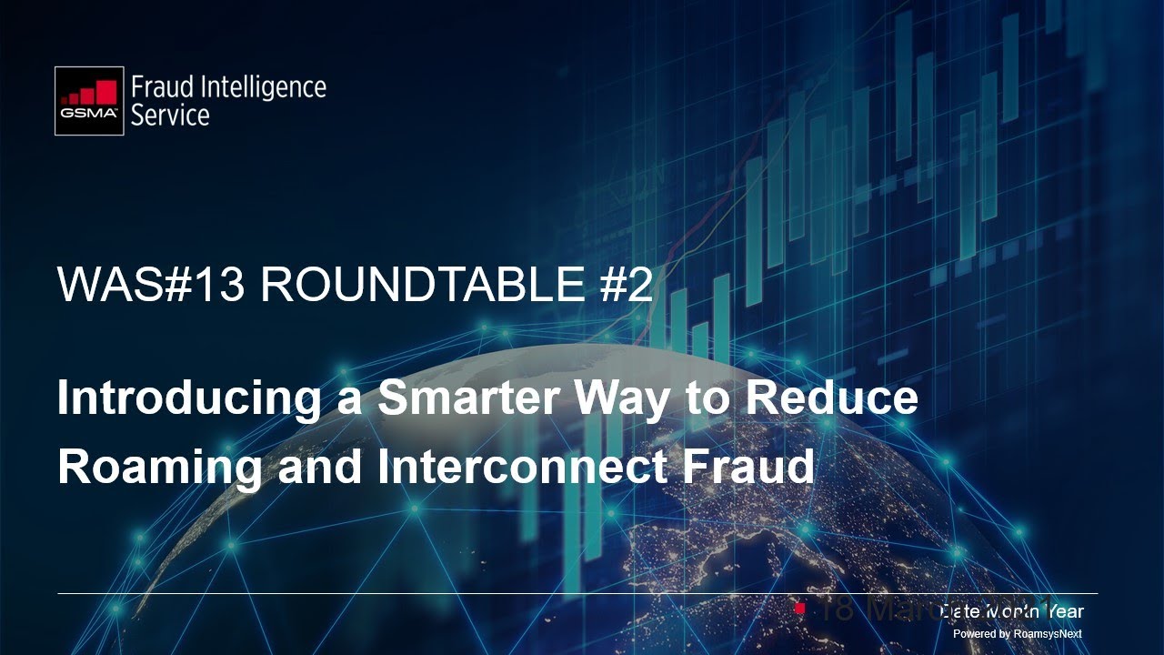 GSMA Fraud Intelligence Service, WAS#13