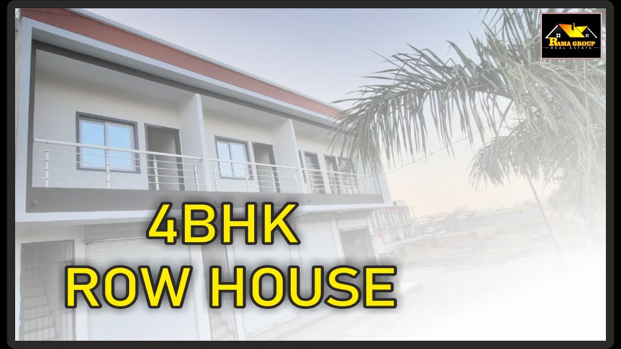 4bhk Row House In Surat | Low Budget Home | Independent House In Surat | #ramagroup #surat