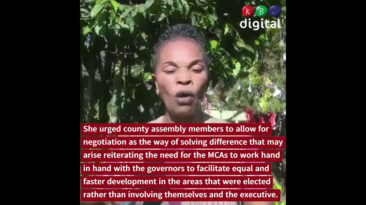 Igwamiti MCA expresses her satisfaction on the ruling of Hon. Kawira Mwangaza's impeachment motion