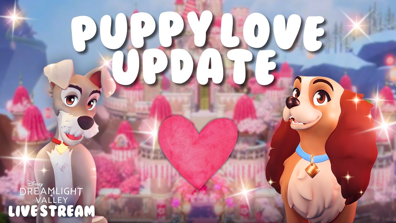 🎥first look at the puppy love update!! | dreamlight valley live!